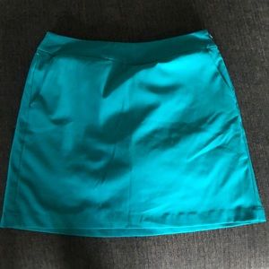 Teal Nike golf skirt